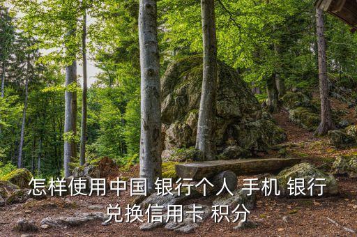 怎樣使用中國 銀行個人 手機(jī) 銀行兌換信用卡 積分