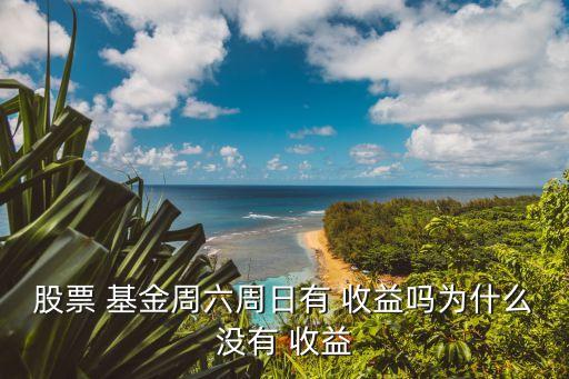 股票 基金周六周日有 收益嗎為什么沒(méi)有 收益