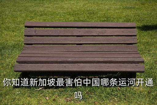 你知道新加坡最害怕中國哪條運(yùn)河開通嗎