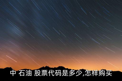 中 石油 股票代碼是多少,怎樣購(gòu)買
