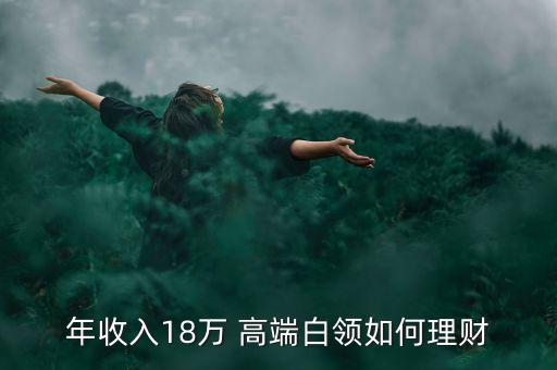 年收入18萬 高端白領如何理財