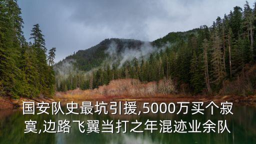 國(guó)安隊(duì)史最坑引援,5000萬買個(gè)寂寞,邊路飛翼當(dāng)打之年混跡業(yè)余隊(duì)