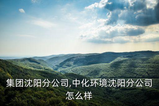 中化集團沈陽分公司,中化環(huán)境沈陽分公司怎么樣