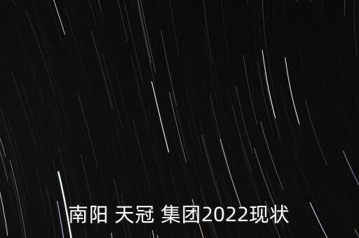 南陽 天冠 集團2022現(xiàn)狀
