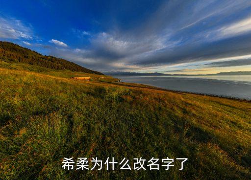 希柔為什么改名字了