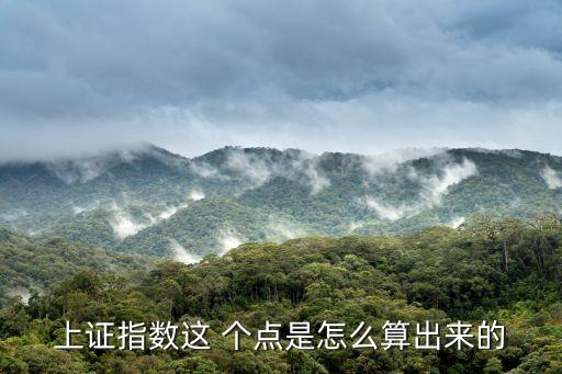 上證指數(shù)這 個點是怎么算出來的