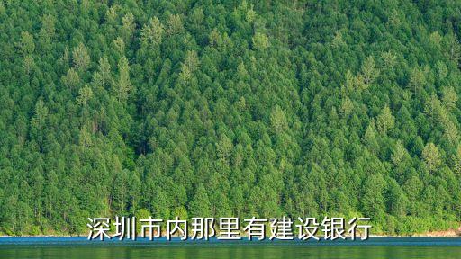 深圳市內(nèi)那里有建設(shè)銀行