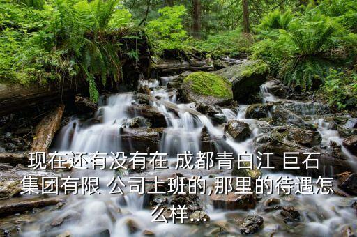 現(xiàn)在還有沒(méi)有在 成都青白江 巨石 集團(tuán)有限 公司上班的,那里的待遇怎么樣...