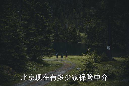 北京現(xiàn)在有多少家保險中介
