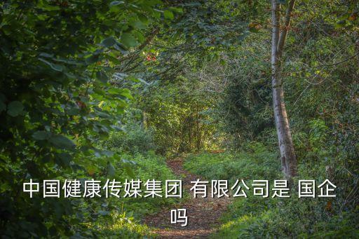 中國健康傳媒集團(tuán) 有限公司是 國企嗎