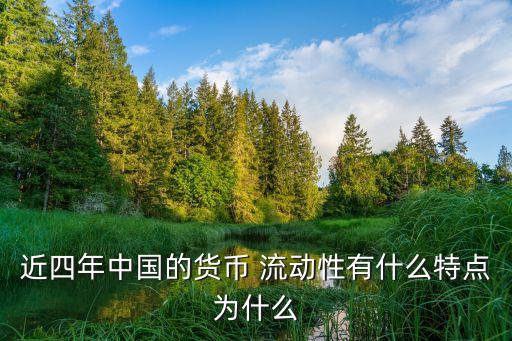 近四年中國的貨幣 流動性有什么特點為什么