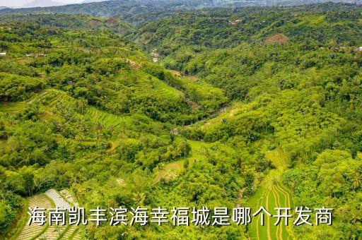 海南凱豐濱海幸福城是哪個(gè)開發(fā)商
