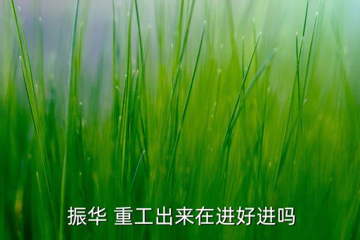  振華 重工出來(lái)在進(jìn)好進(jìn)嗎