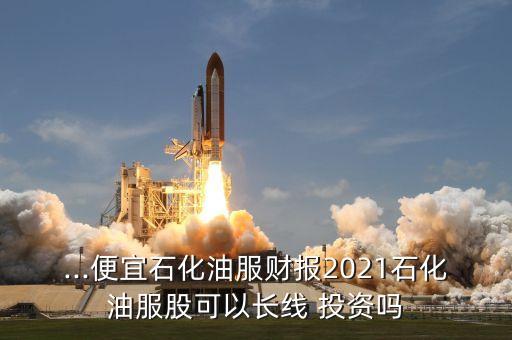 ...便宜石化油服財報2021石化油服股可以長線 投資嗎