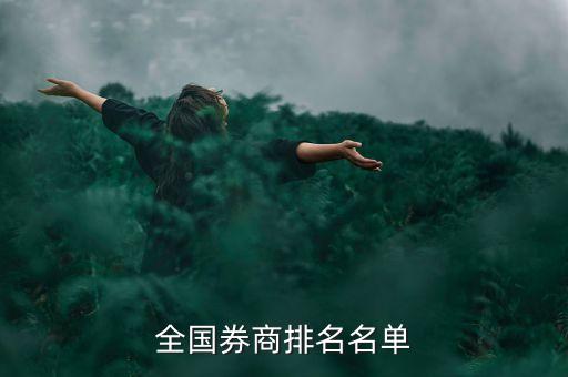 全國券商排名名單