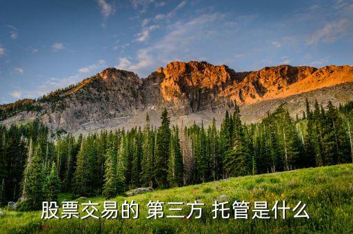 銀行第三方托管,房產交易銀行第三方托管