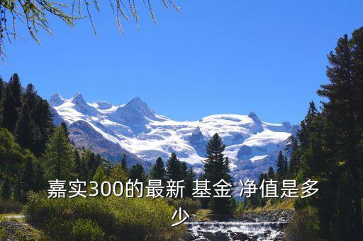 嘉實(shí)070001基金今日凈值,嘉實(shí)成長(zhǎng)收益混合A(070001)基金凈值