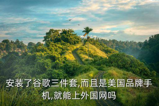 安裝了谷歌三件套,而且是美國品牌手機(jī),就能上外國網(wǎng)嗎