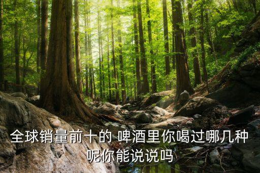 全球銷量前十的 啤酒里你喝過哪幾種呢你能說(shuō)說(shuō)嗎