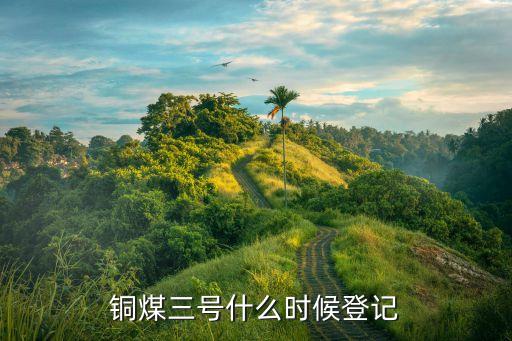 銅煤三號什么時(shí)候登記