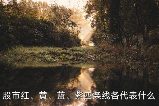 股市紅、黃、藍(lán)、紫四條線各代表什么
