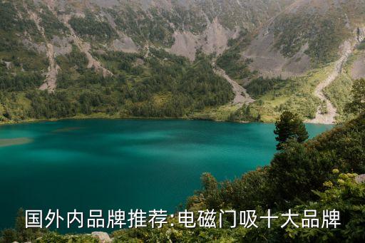 國(guó)外內(nèi)品牌推薦:電磁門(mén)吸十大品牌