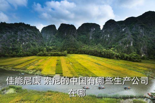 索尼中國(guó)生產(chǎn)廠家,索尼攝像機(jī)生產(chǎn)廠家名稱(chēng)