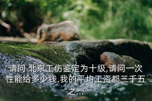 請(qǐng)問 北京工傷鑒定為十級(jí),請(qǐng)問一次性能給多少錢,我的平均工資都三千五之...