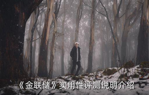 《金聯(lián)儲(chǔ)》實(shí)用性評(píng)測說明介紹