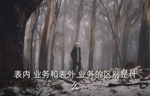 銀行表內業(yè)務有哪些,銀行出表業(yè)務