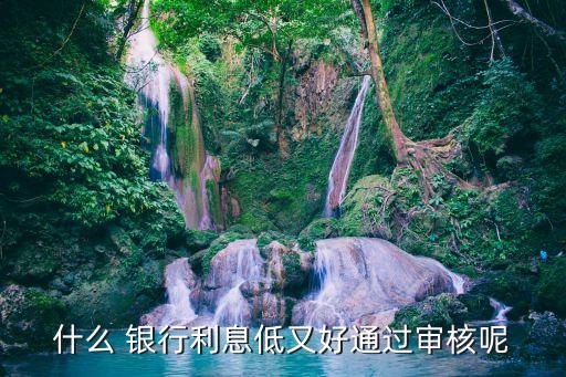 什么 銀行利息低又好通過(guò)審核呢
