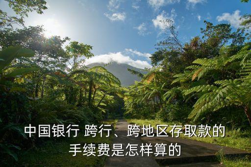 中國銀行網(wǎng)上跨行異地轉(zhuǎn)賬手續(xù)費(fèi)