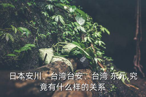 日本安川、臺(tái)灣臺(tái)安、臺(tái)灣 東元,究竟有什么樣的關(guān)系