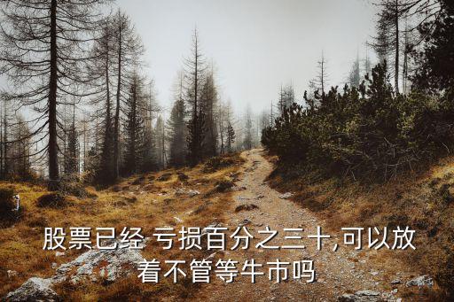 股票虧損30個點(diǎn)怎么辦