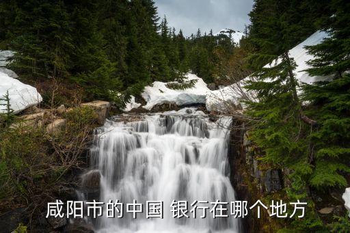  咸陽(yáng)市的中國(guó) 銀行在哪個(gè)地方