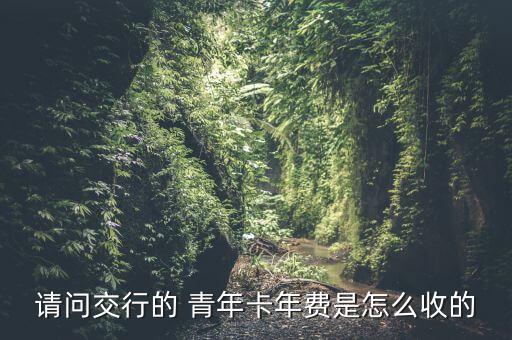 請(qǐng)問(wèn)交行的 青年卡年費(fèi)是怎么收的