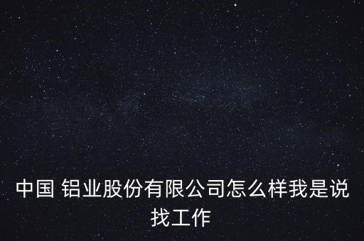 中國鋁業(yè)內部人事變動