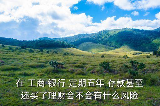 在 工商 銀行 定期五年 存款甚至還買了理財(cái)會不會有什么風(fēng)險