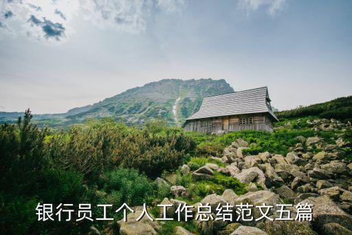 銀行員工個人工作總結(jié)范文五篇