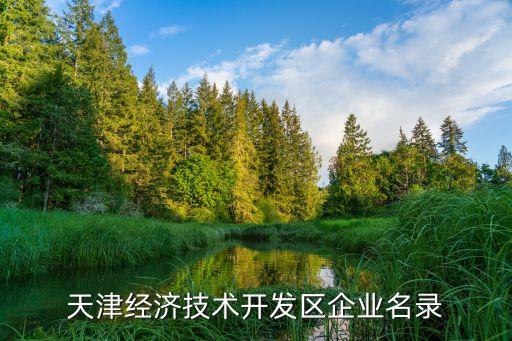天津經(jīng)濟(jì)技術(shù)開(kāi)發(fā)區(qū)企業(yè)名錄