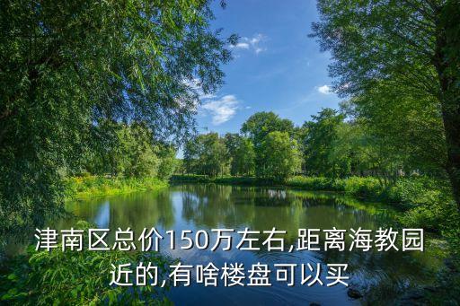 津南區(qū)總價150萬左右,距離海教園近的,有啥樓盤可以買