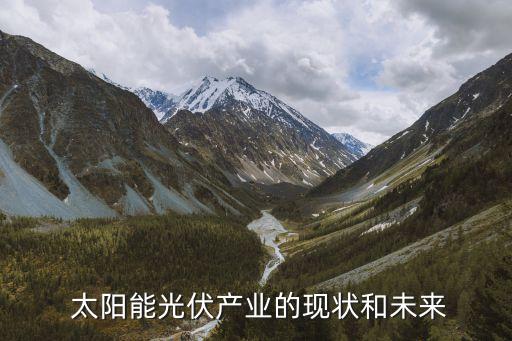  太陽能光伏產業(yè)的現(xiàn)狀和未來