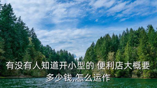 有沒(méi)有人知道開小型的 便利店大概要多少錢,怎么運(yùn)作