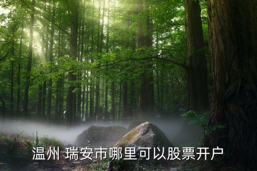 溫州 瑞安市哪里可以股票開(kāi)戶(hù)