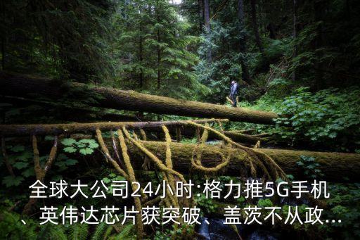 全球大公司24小時:格力推5G手機、英偉達芯片獲突破、蓋茨不從政…