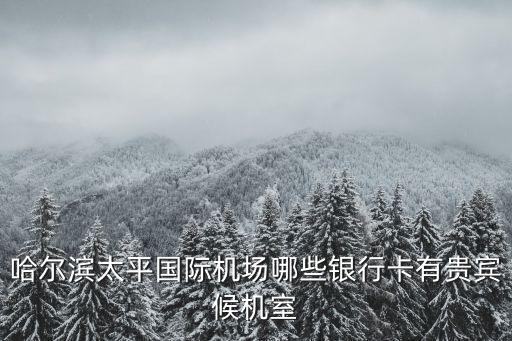 哈爾濱太平國際機(jī)場哪些銀行卡有貴賓候機(jī)室