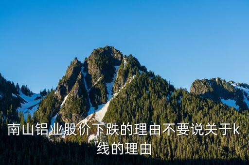 南山鋁業(yè)股價下跌的理由不要說關于k線的理由
