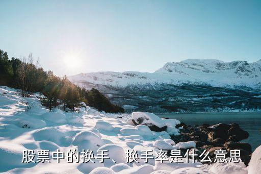  股票中的換手、換手率是什么意思