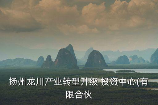 揚州龍川產業(yè)轉型升級 投資中心(有限合伙