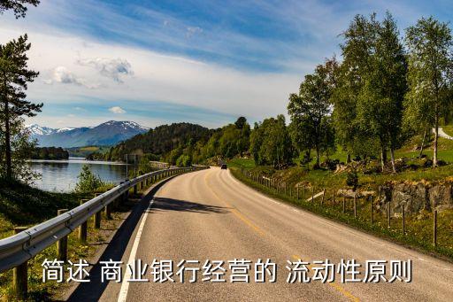 我國商業(yè)銀行流動(dòng)性,商業(yè)銀行的流動(dòng)性是指